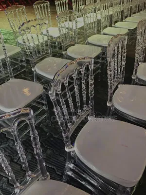Imported Restin Clear Napoleon Event Chairs Available Now