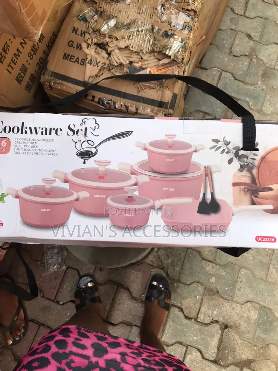 Ucc Life 16pcs Cookware Set