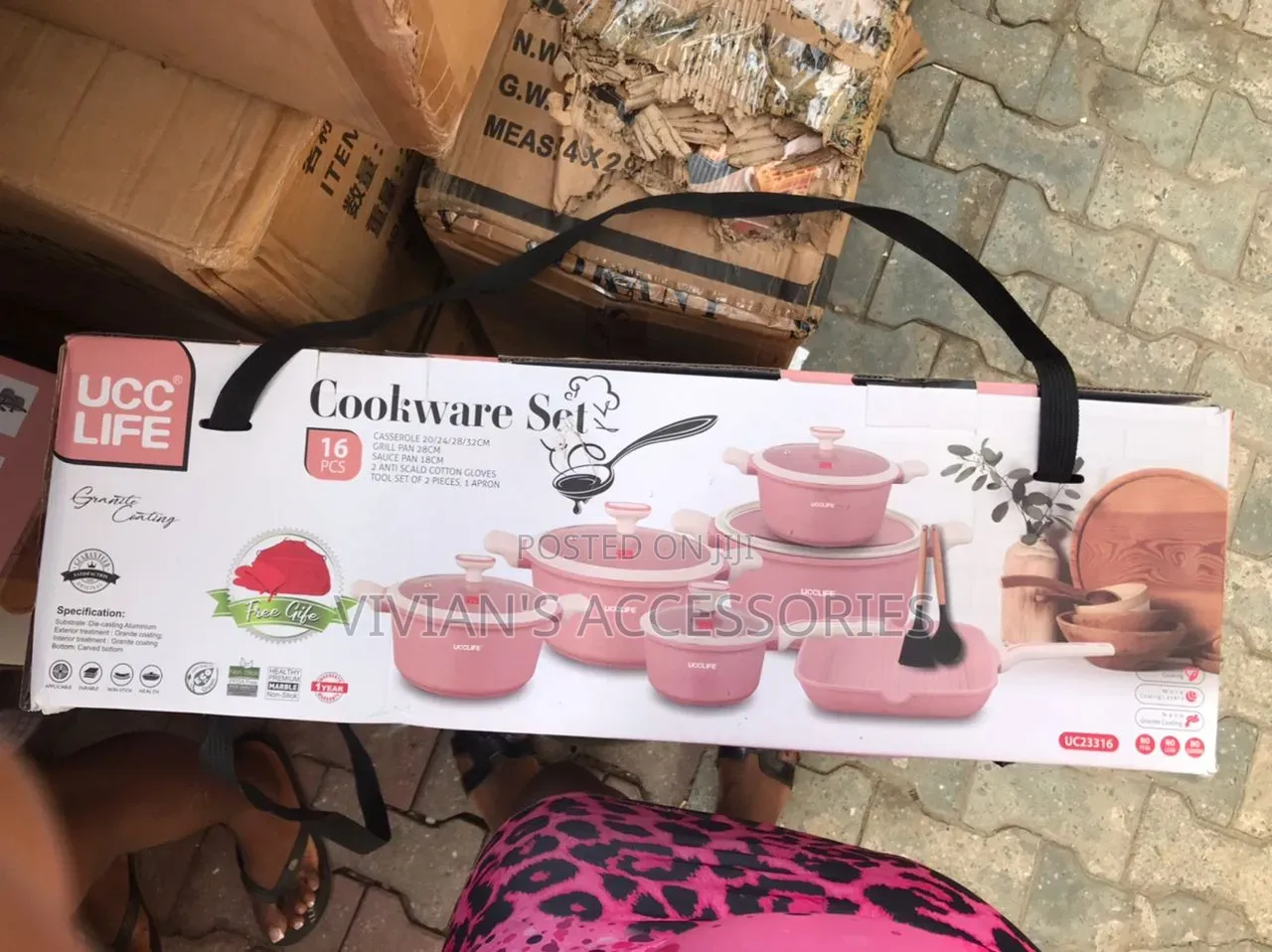 Ucc Life 16pcs Cookware Set