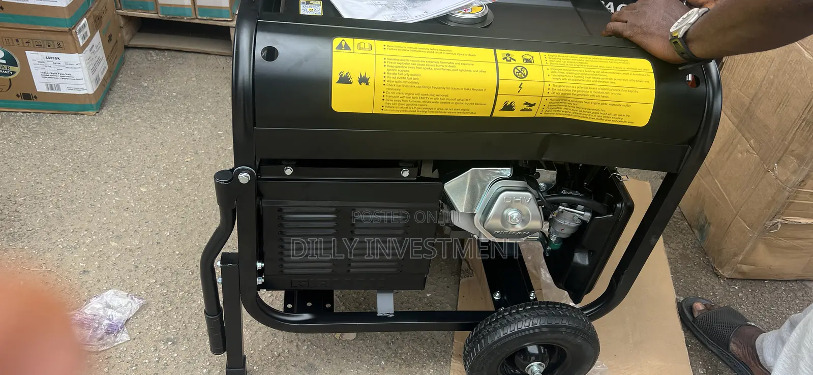 Fpg8800e2 Firman 7.5kva Generator