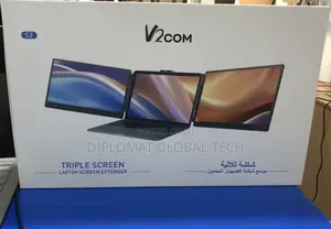 V2com Laptop Triple Screen Extender - 14 Inch Ips FHD 1080p