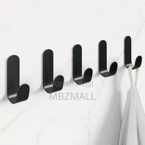 Nailfree Iron Hook 5pc Plus One Glue Black| White| Grey