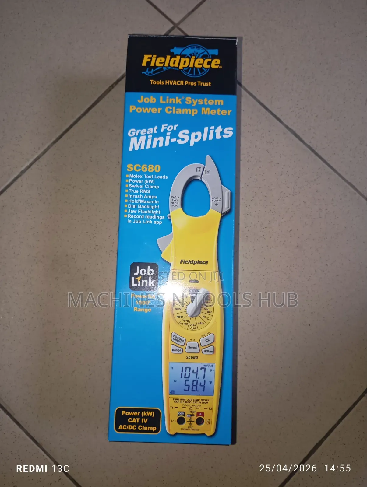 Fieldpiece Sc680 Wireless Power Clamp Meter