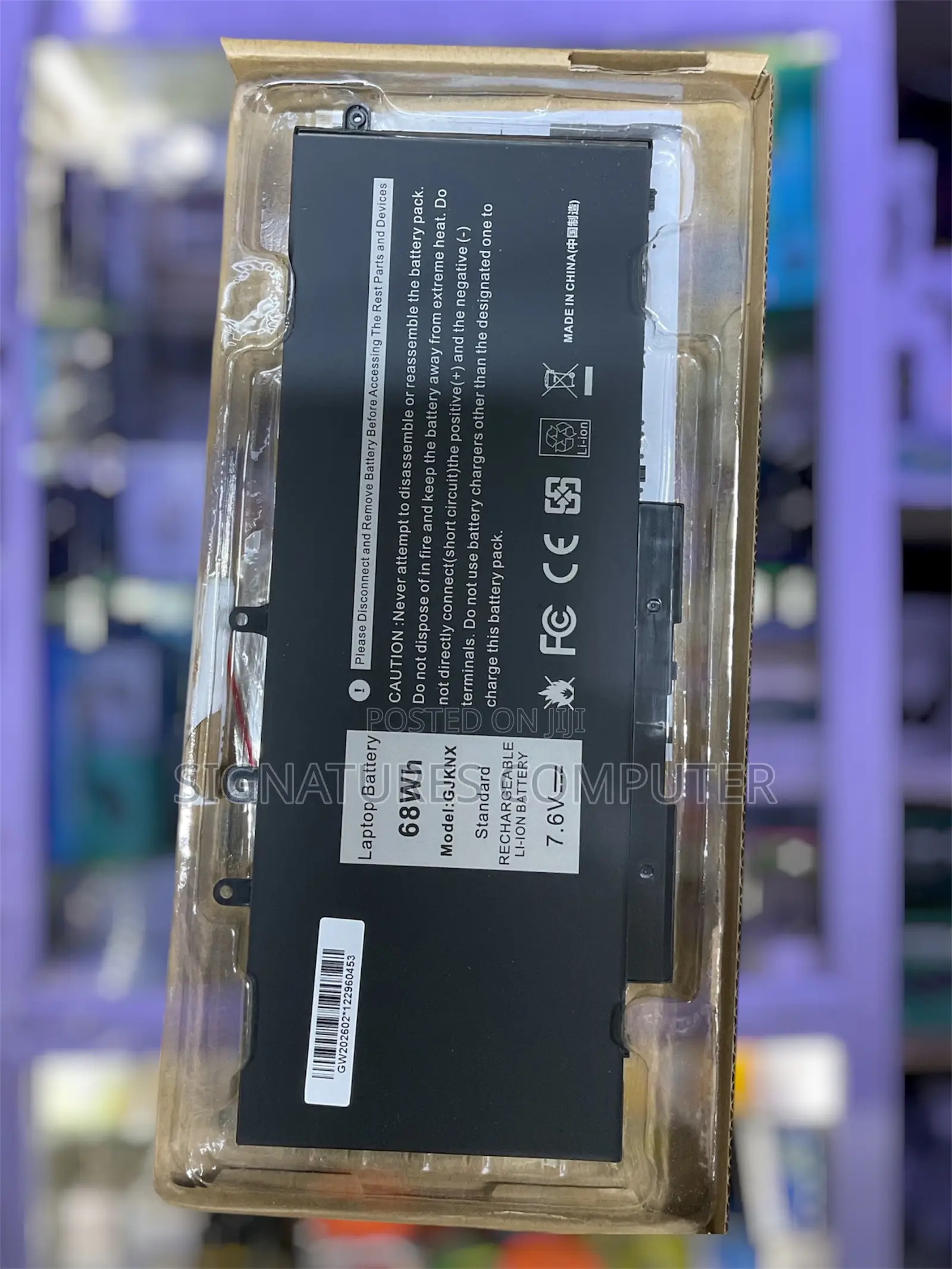 Laptop Battery GJKNX Dell