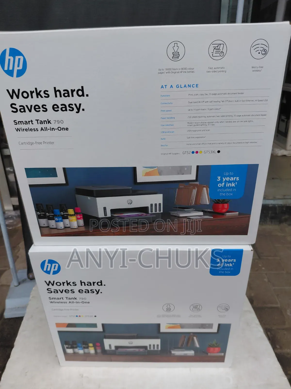 Hp Smart Tank Wireless Aio 790 Printer