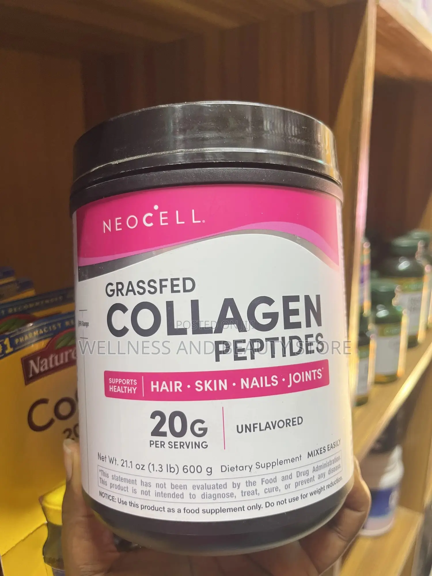 Neocell Grassfield Collagen Peptide / 20 Servings