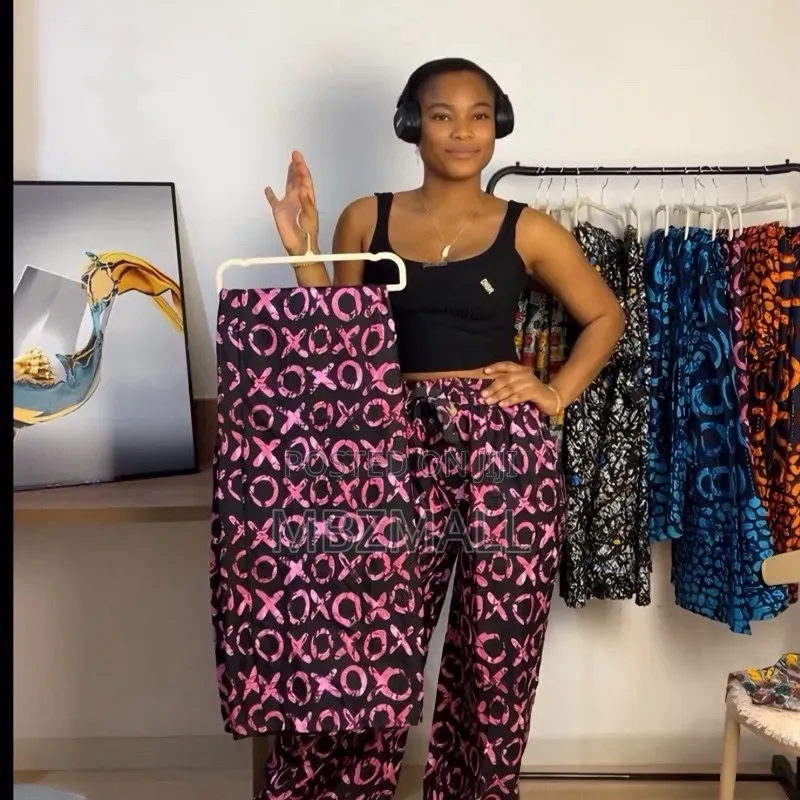 Oo Ankara Fabric Free Size Pallazo Pants