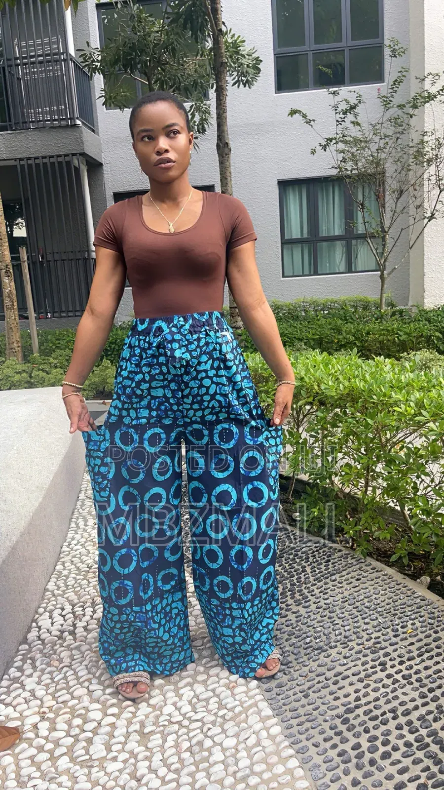 Oo Ankara Fabric Free Size Pallazo Pants