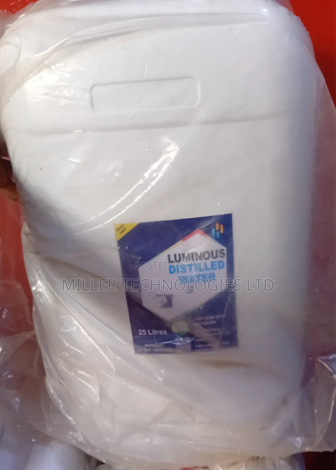 Distilled Water 25ltr
