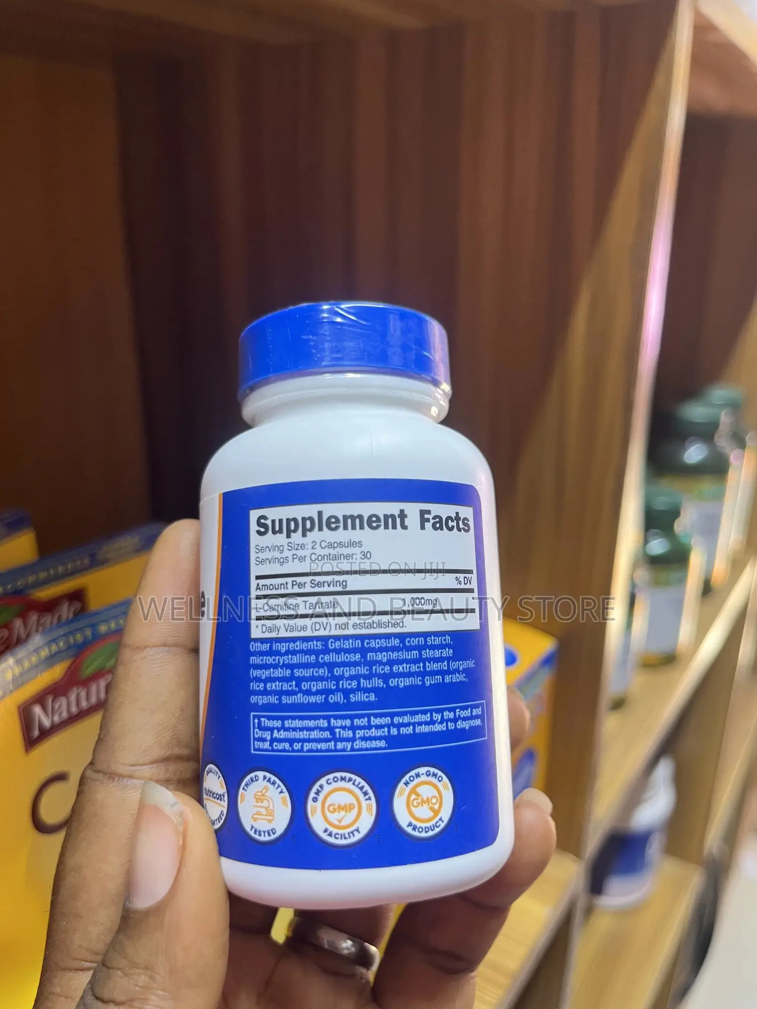 Nutricost L Carnitine 1000mcg / 60 Capsules