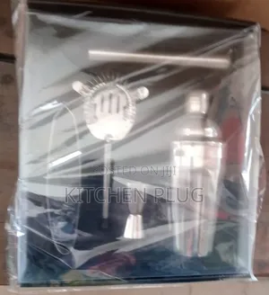 Cocktail Shaker/Mixer/Strainer and Bar Gift Set 5 Piece Stainless