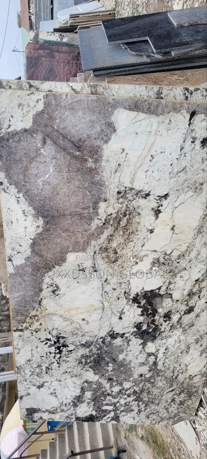 Aurora White Granite Slabs(Gangsaw)