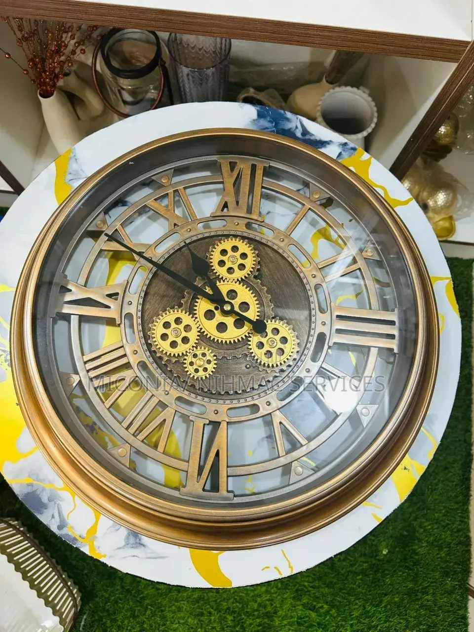 Luxury Vintage Gear Wall Clock