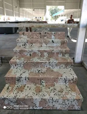 Granite Slabs Staircase Installation