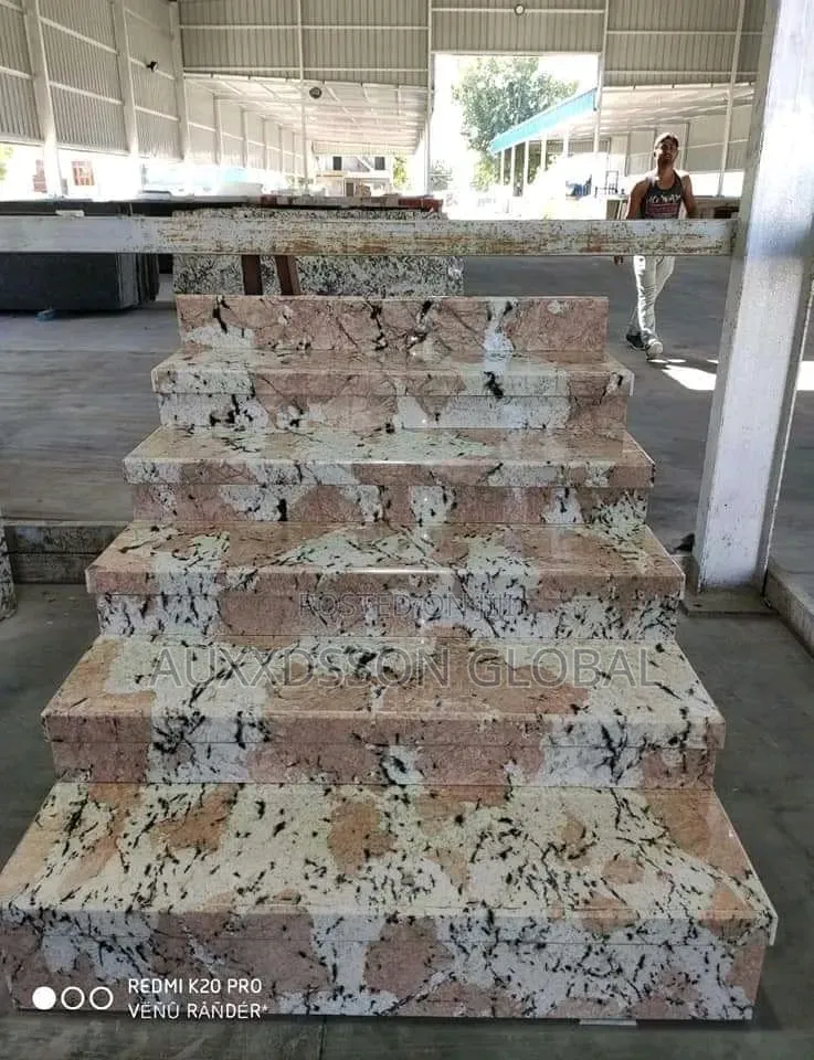 Granite Slabs Staircase Installation