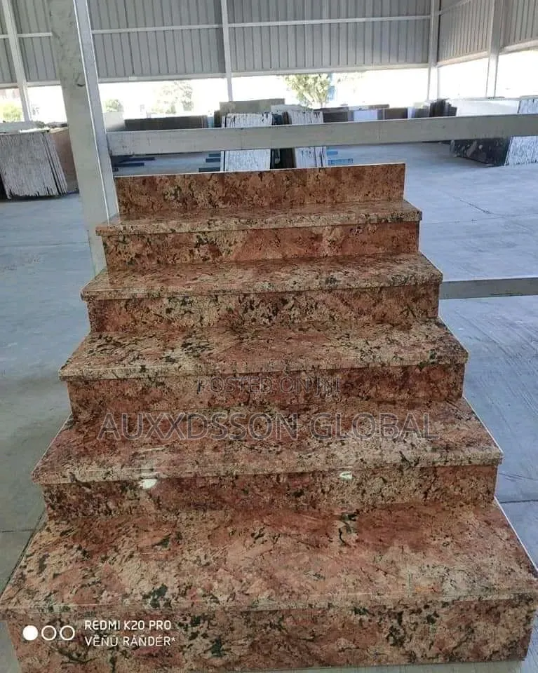 Granite Slabs Staircase Installation