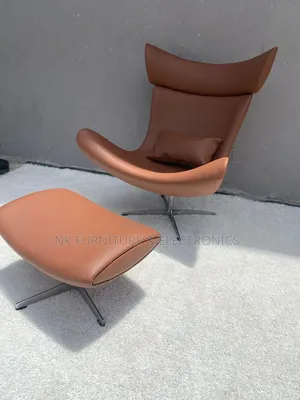 Single Swivel Sofa Chair With Legs Rest