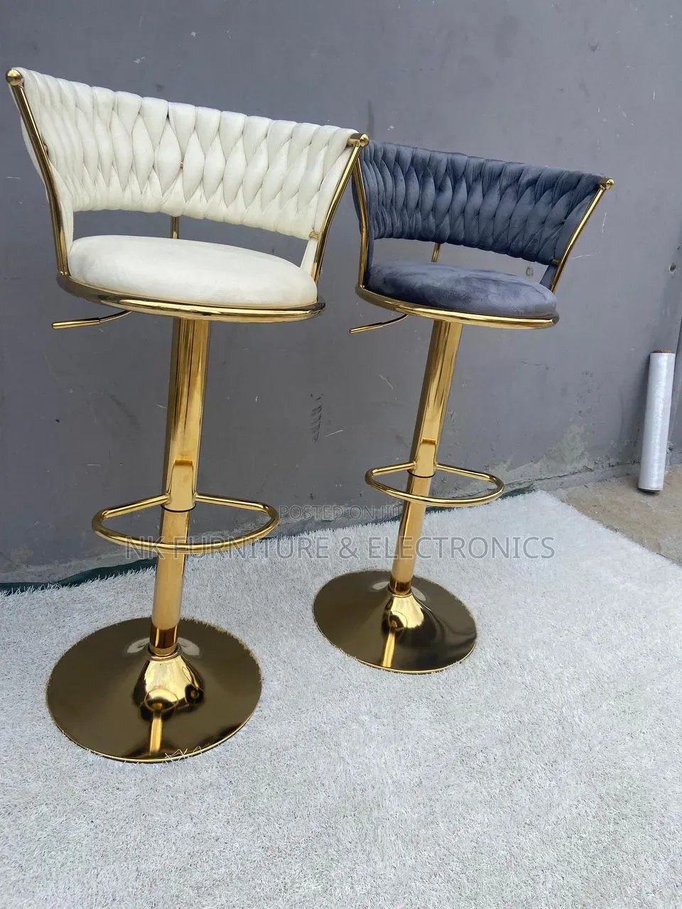 360 Rotate Bar Stools With Adjustable Legs