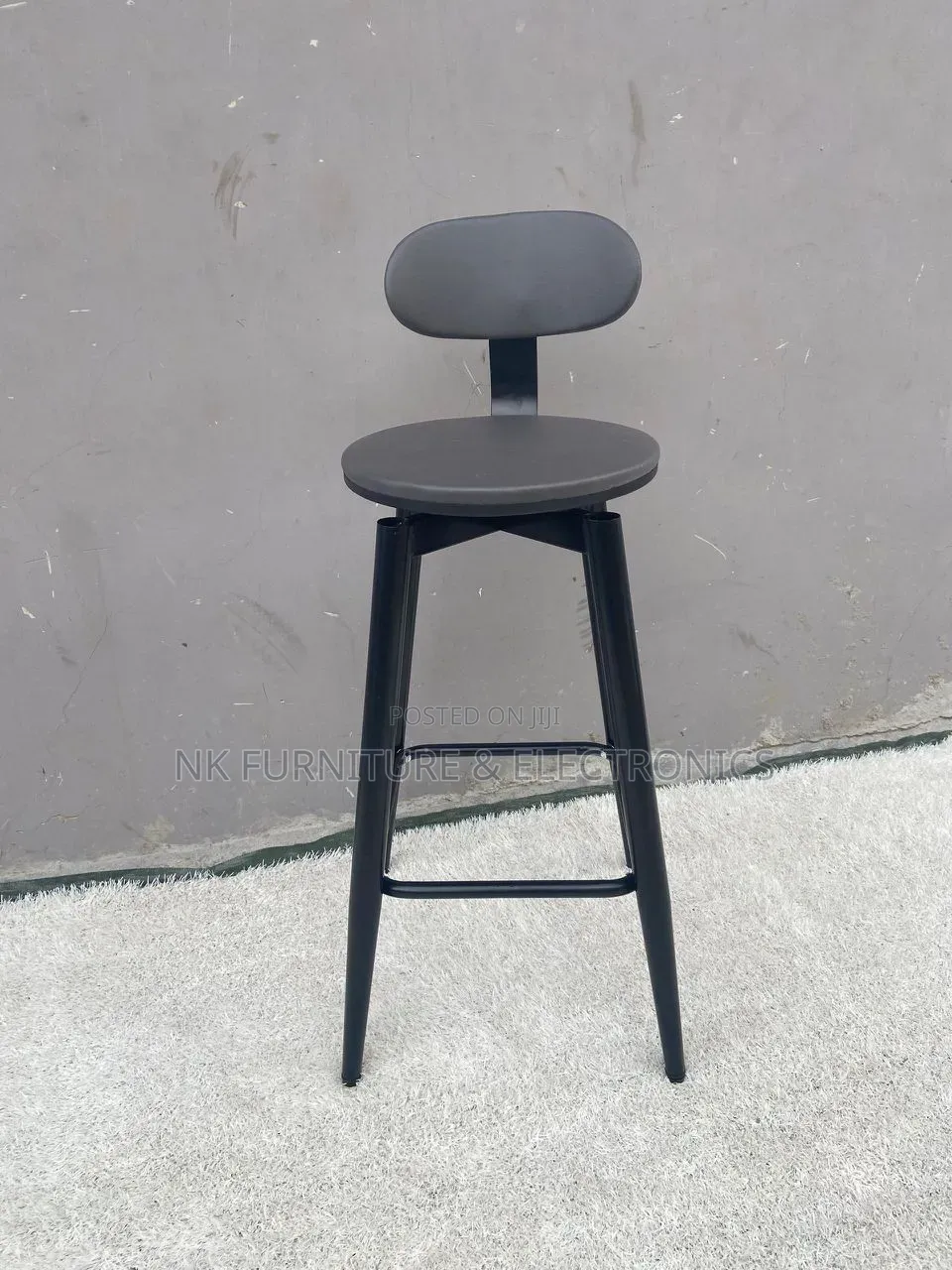 A Set of Bar Table With a Bar Stools Imported