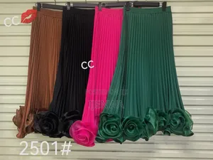 Pleated Rose Skirt