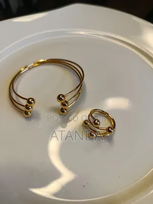 Steel Bangles and Ring