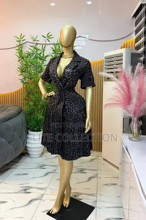 Turkey  Leopard Print Pleated Dress Size: 44, 46, 48, 50 (10-20