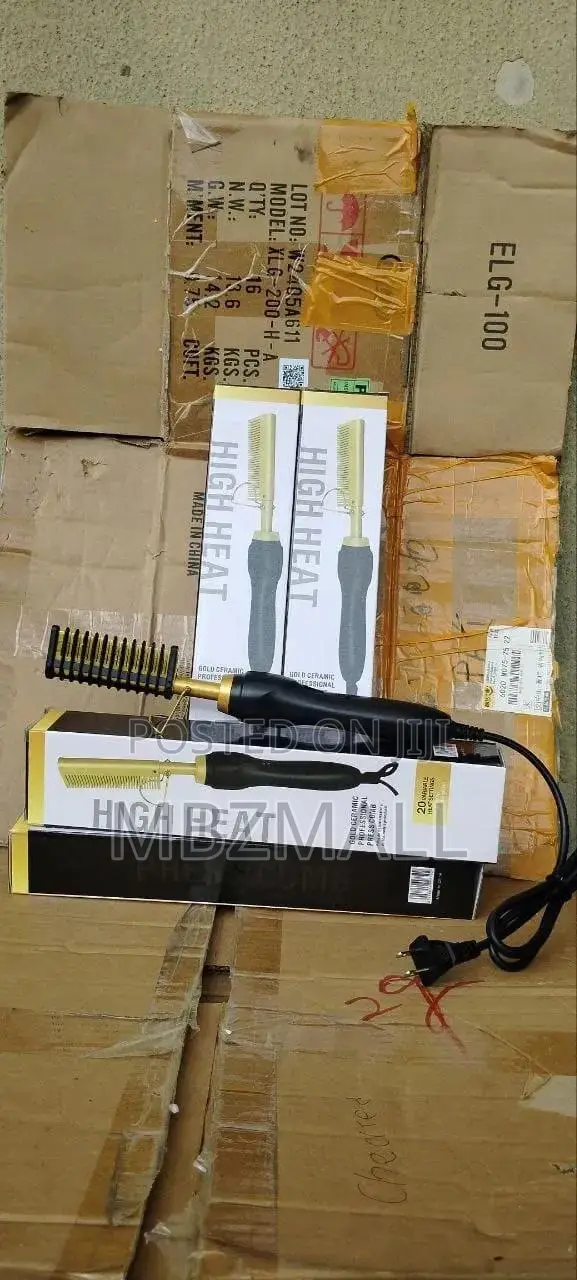 Hot Comb Heats Up Fast
