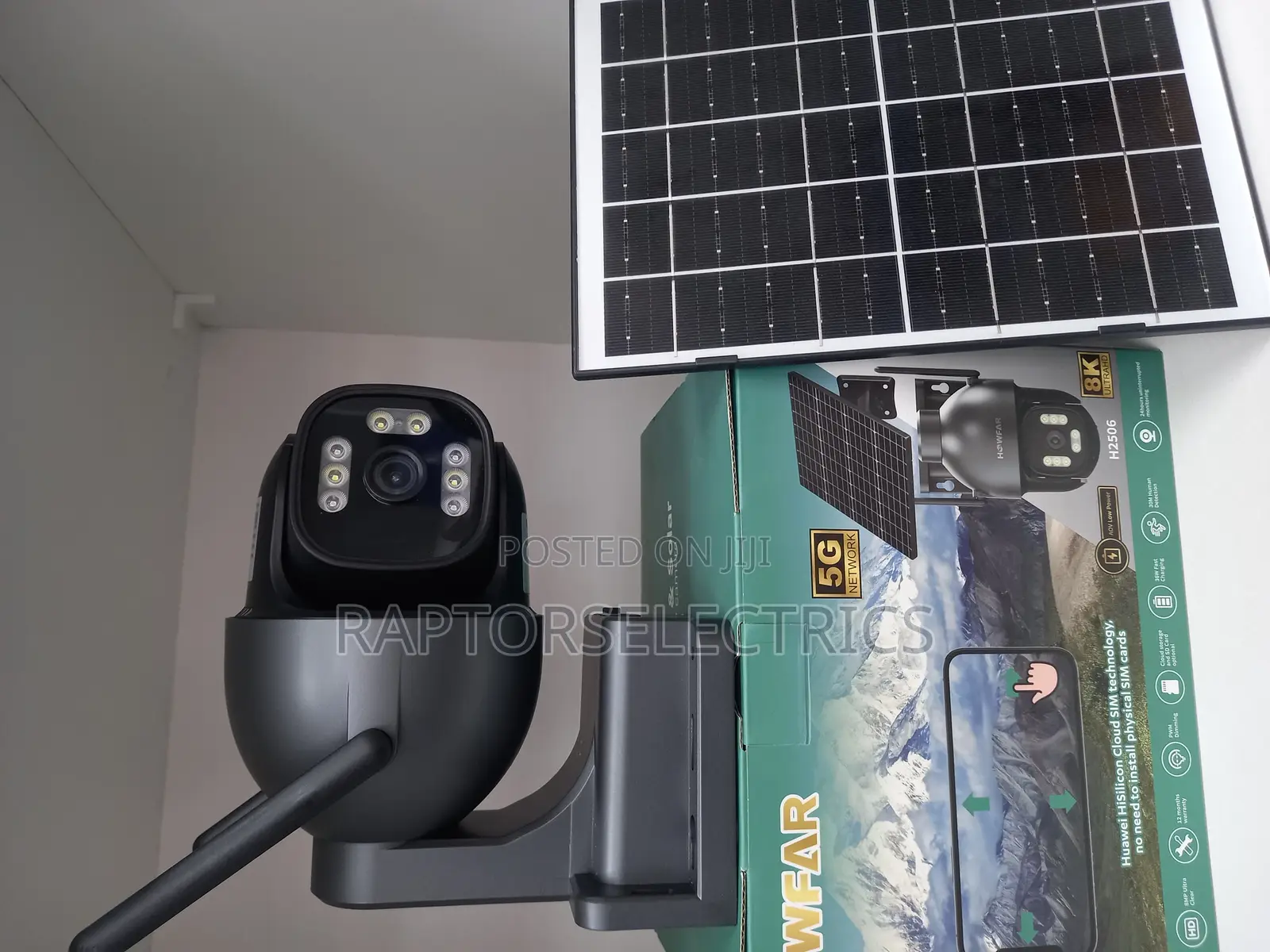 Solar Powered 5g Surveillance Camera