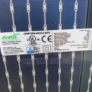 720watts Jinko 156cell Solar Panel