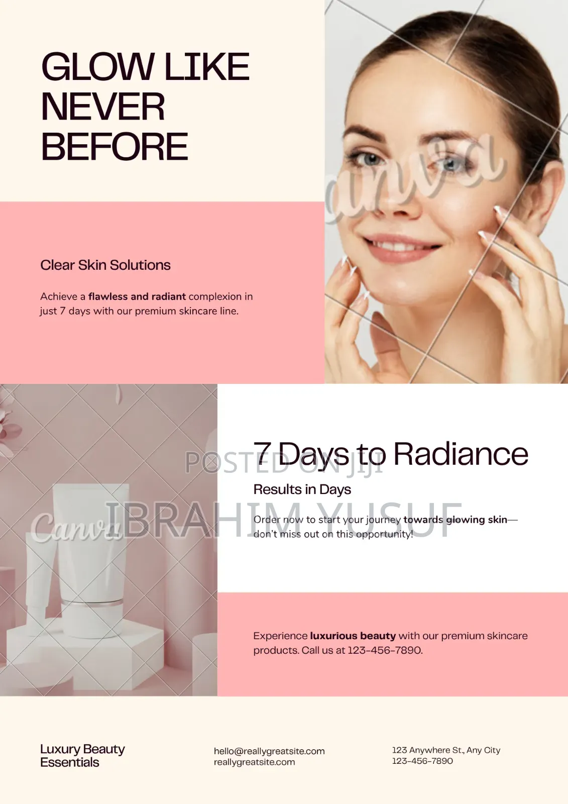 Make Make Money Online With Editable Canva Flyer Template