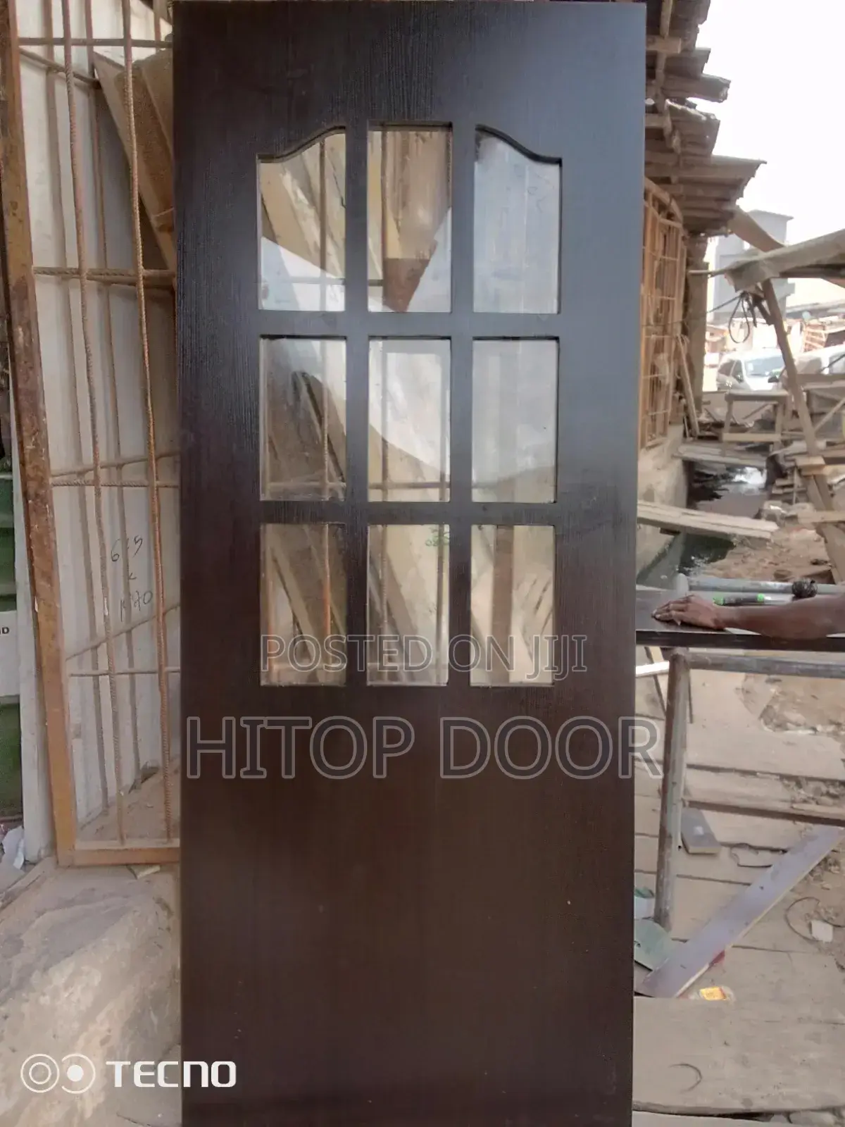 Hitops Wenge HDF Kitchen Door With Frame and Architrave