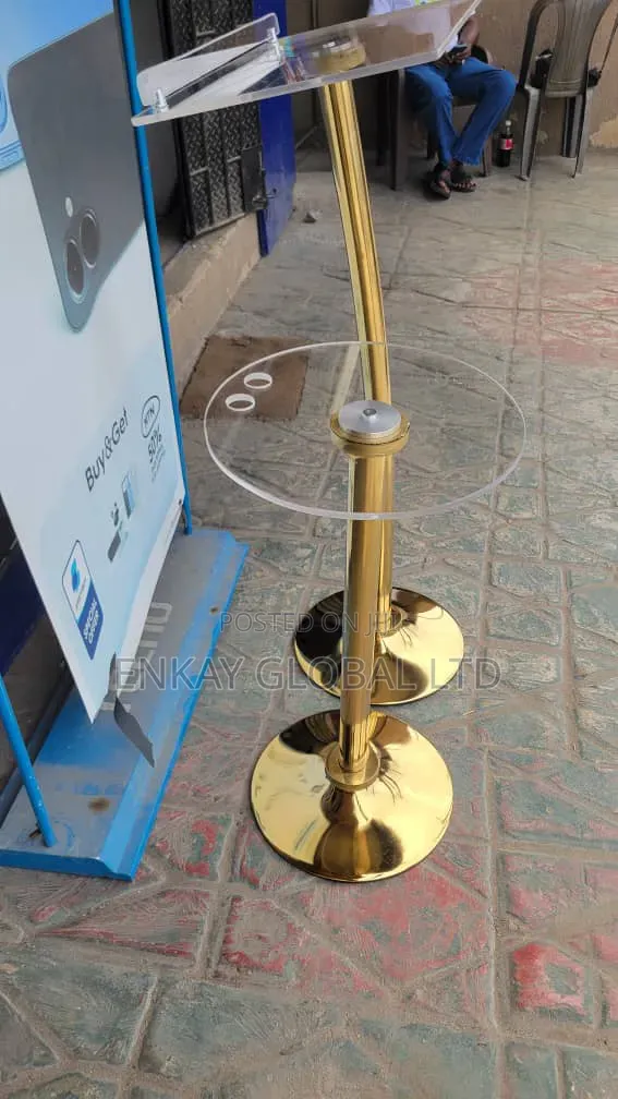 Golden Acrylic Pulpit
