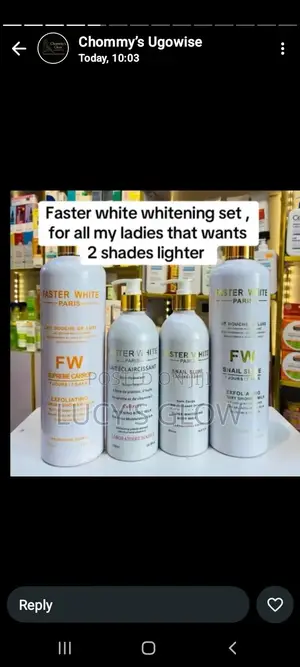 Faster White Lotion