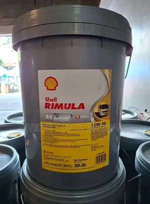Shell Rimula R4 X Heavy-Duty Diesel Engine Oil 20l Pail