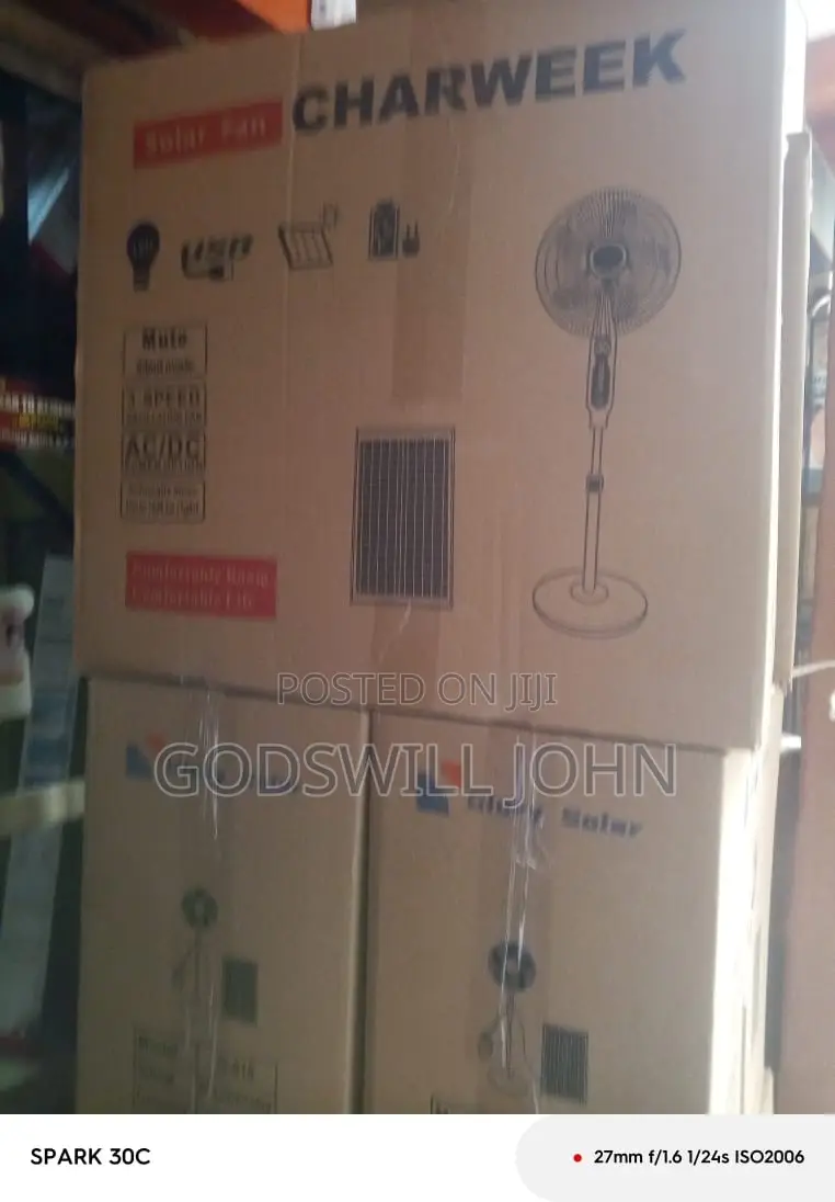 Charweek Solar Fan