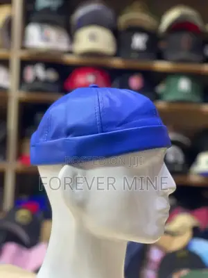 Royal Leather Docker Cap - Unisex Brimless Miki Hat