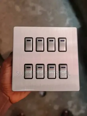 8 Gang Grid Plate