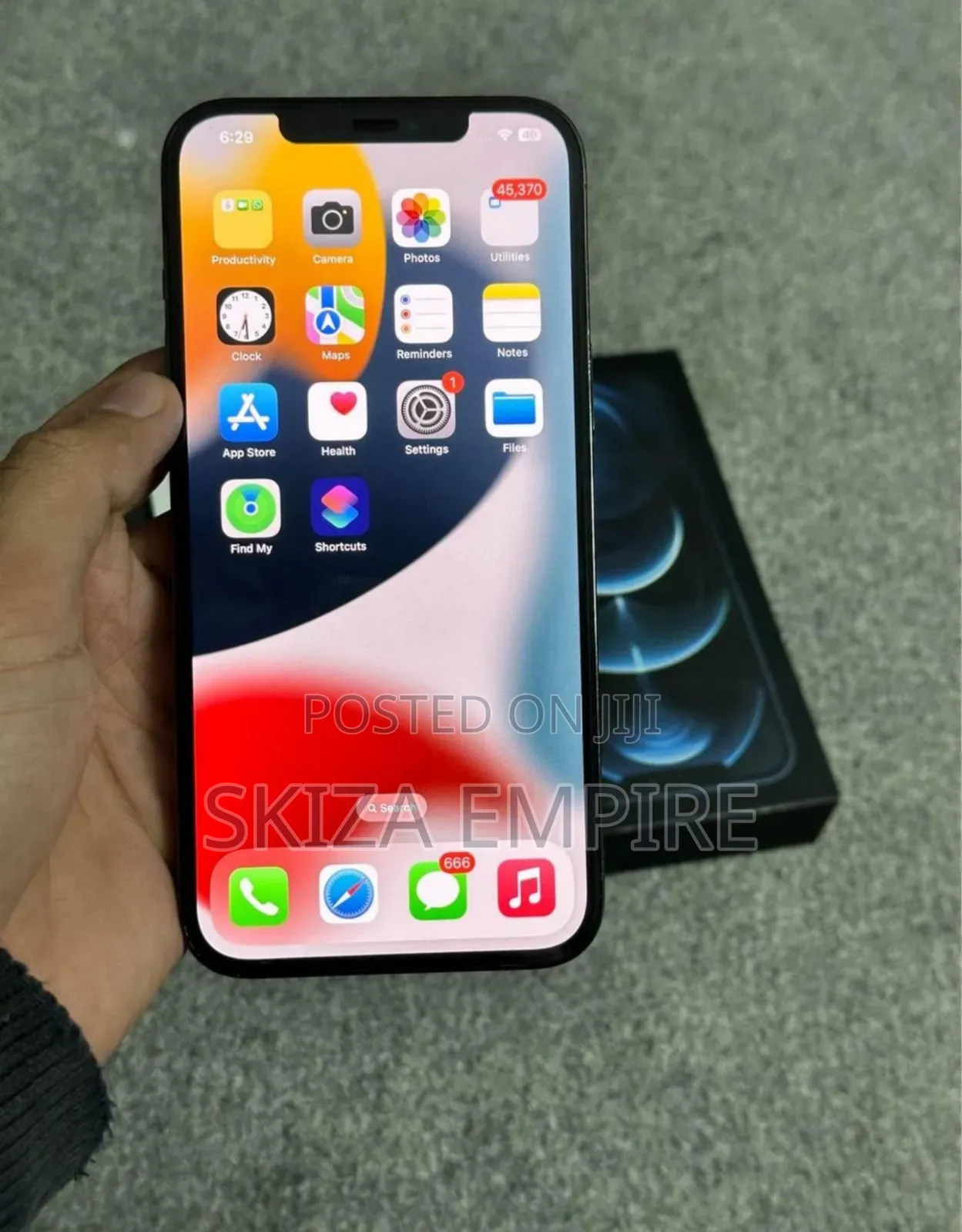 New Apple iPhone 12 Pro Max 256 GB Blue