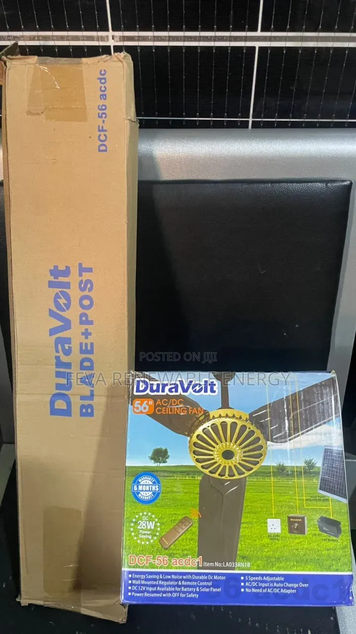 Dc/Ac Ceiling Fan Solar