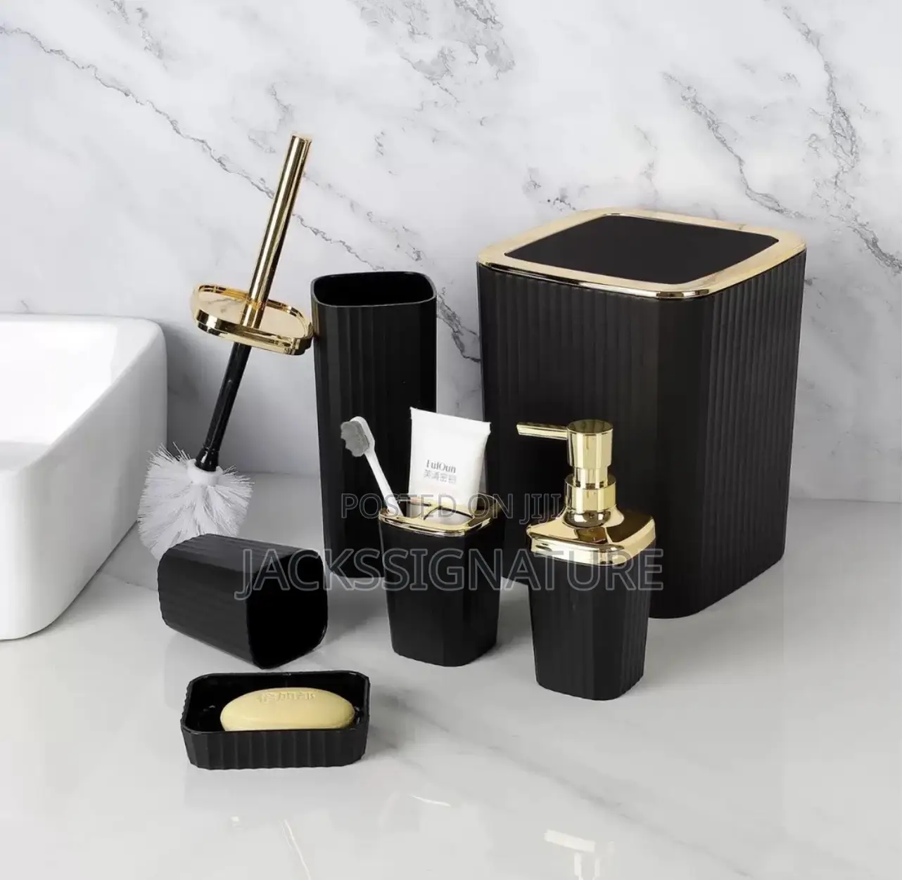 6pcs Luxury Bathroom Set