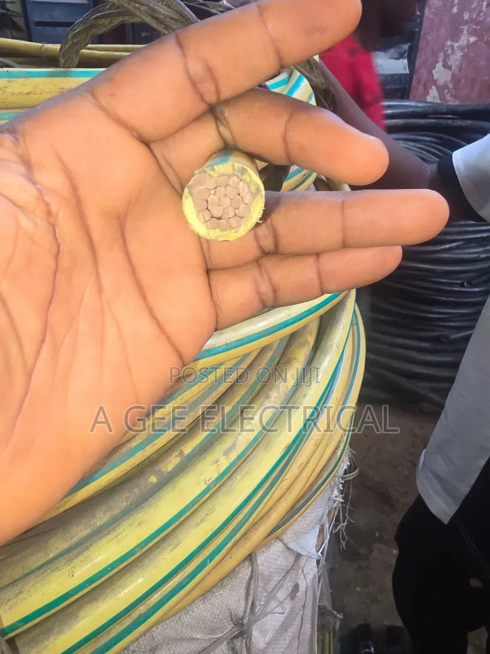 120 Mm Green and Yellow Earth Wire