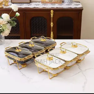 3pcs Ceramic Chaffing Dish Set
