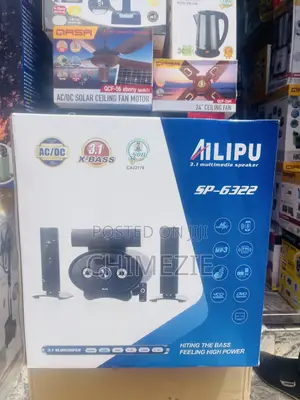 Ailipu Ac/Dc Home Theater System 3 Speakers Model 6322