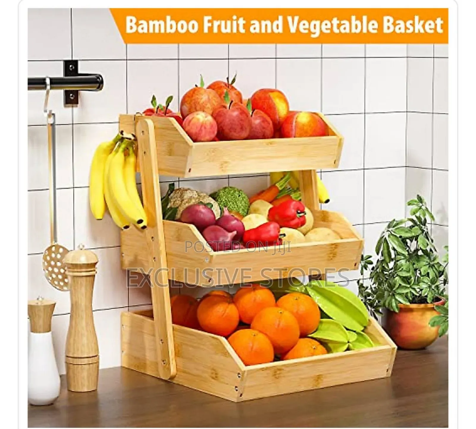 Bamboo Fruit Basket