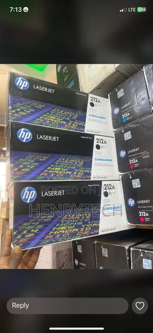 212a Color Cartridge Toner Genuine Hp