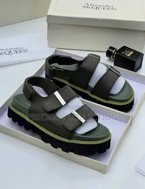 Classic Chunky Sole McQueen Leather Sandal