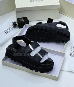 Classic Chunky Sole McQueen Leather Sandal