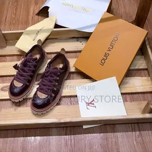 High Quality Luxury Louis Vuitton Remix Derby Sneakers