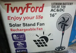 Tvvyford Solar Standing Fan