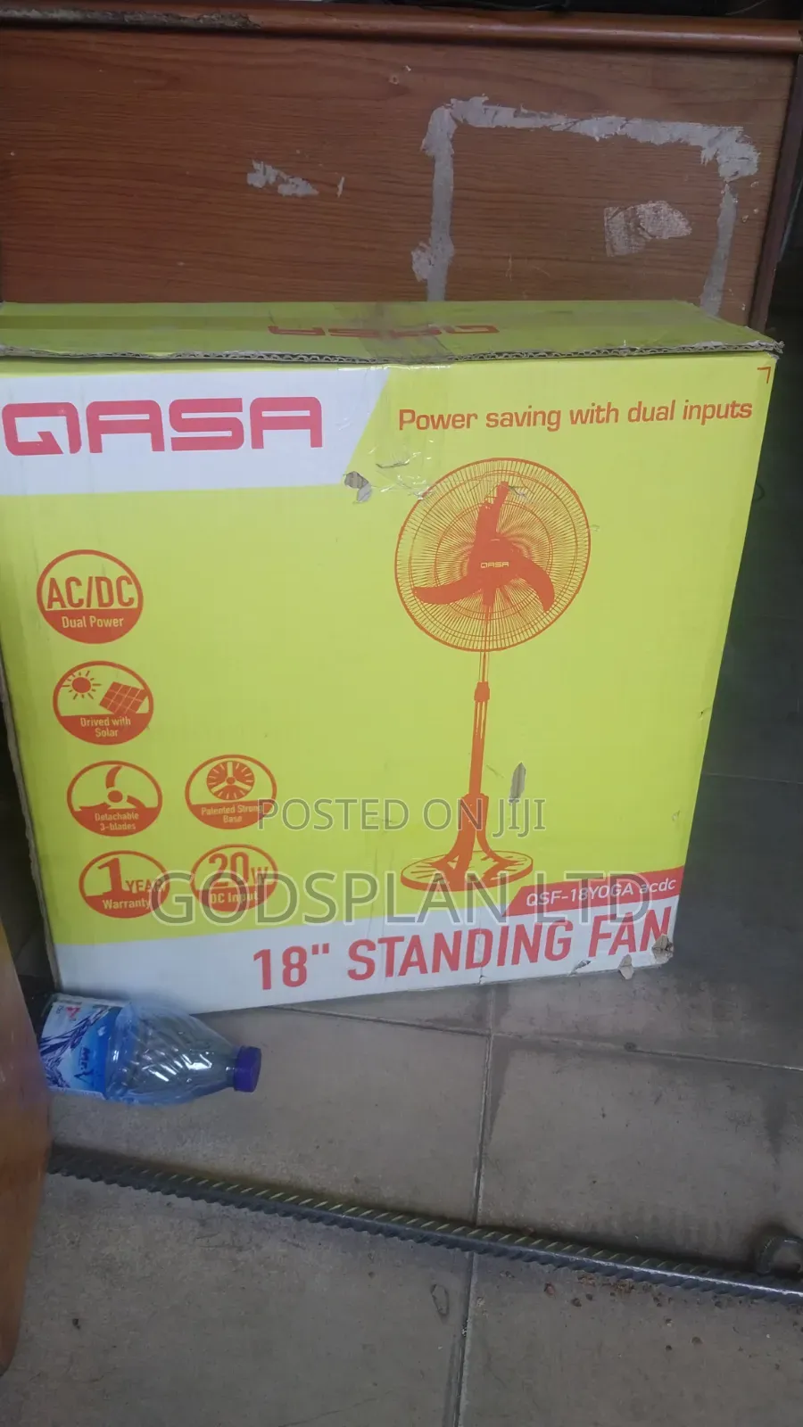 Qasa Solar Fan Ac/Dc